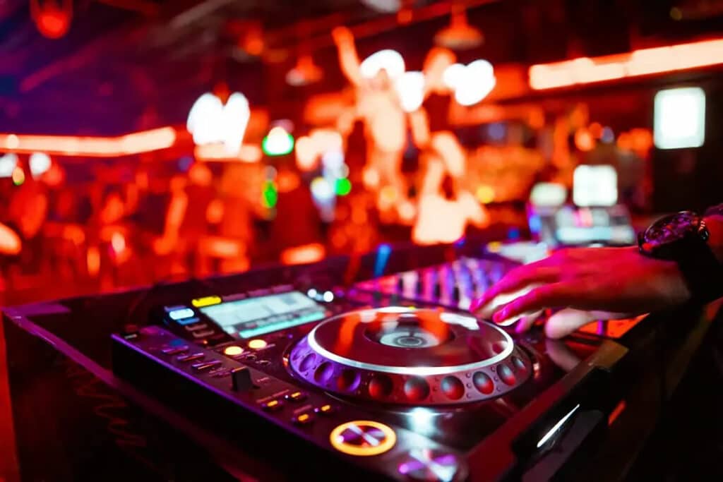 Image emphasizing the need to secure the best DJs for your wedding.