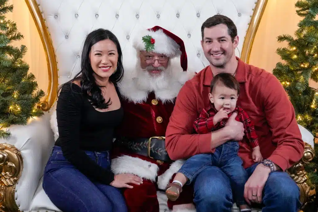 santa photo session